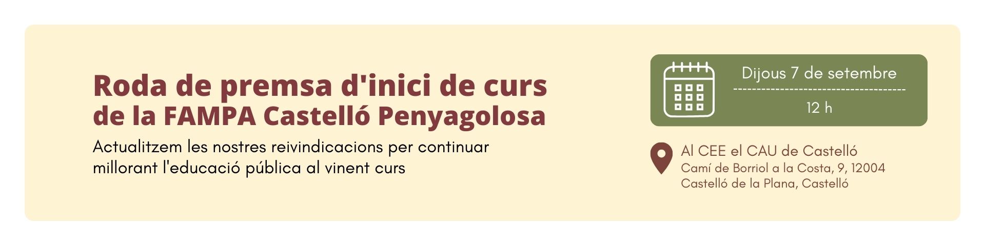 FAMPA Castelló Penyagolosa